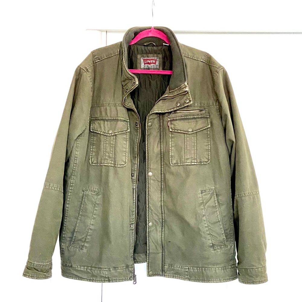Men’s Levi’s Army Green Cargo Jacket